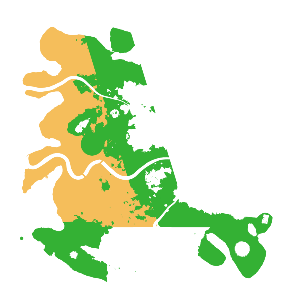 Biome Rust Map: Procedural Map, Size: 3550, Seed: 946273