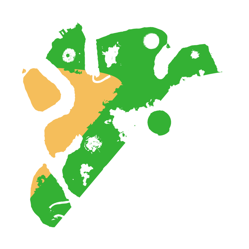 Biome Rust Map: Procedural Map, Size: 2800, Seed: 46806953