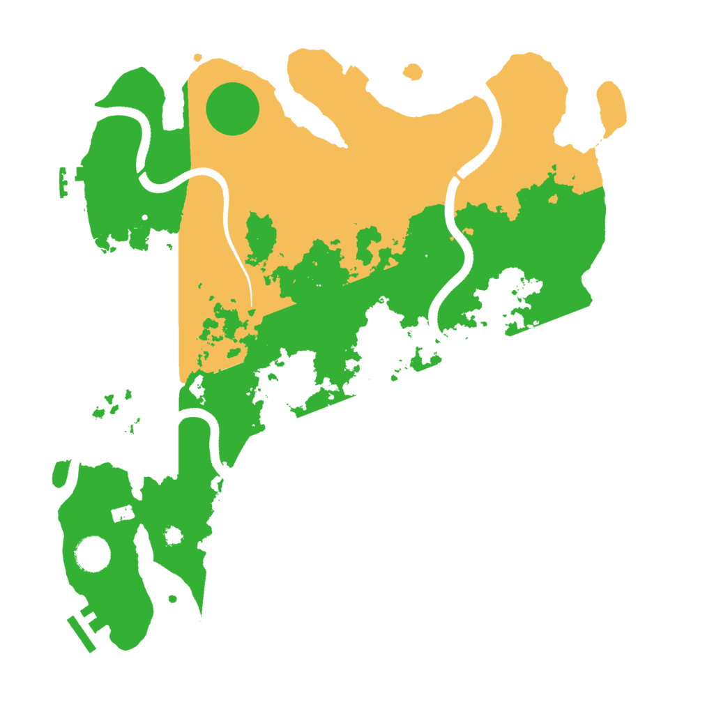 Biome Rust Map: Procedural Map, Size: 3550, Seed: 993713