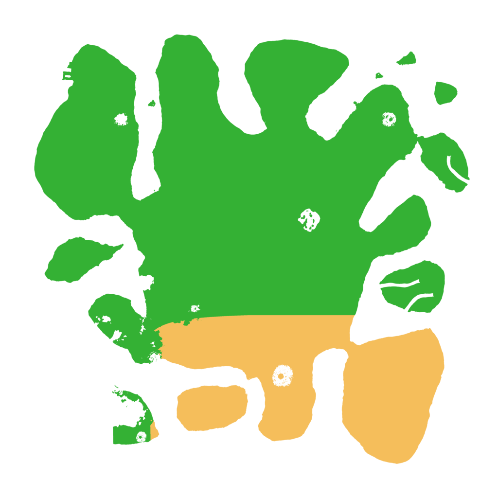 Biome Rust Map: Procedural Map, Size: 3550, Seed: 450053