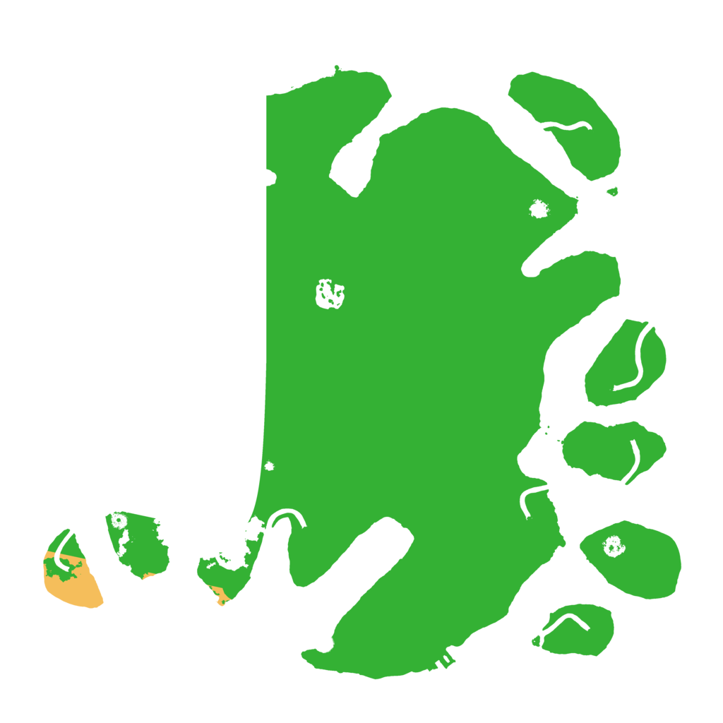 Biome Rust Map: Procedural Map, Size: 3550, Seed: 355145