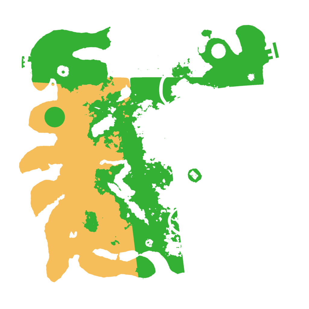 Biome Rust Map: Procedural Map, Size: 4000, Seed: 201189