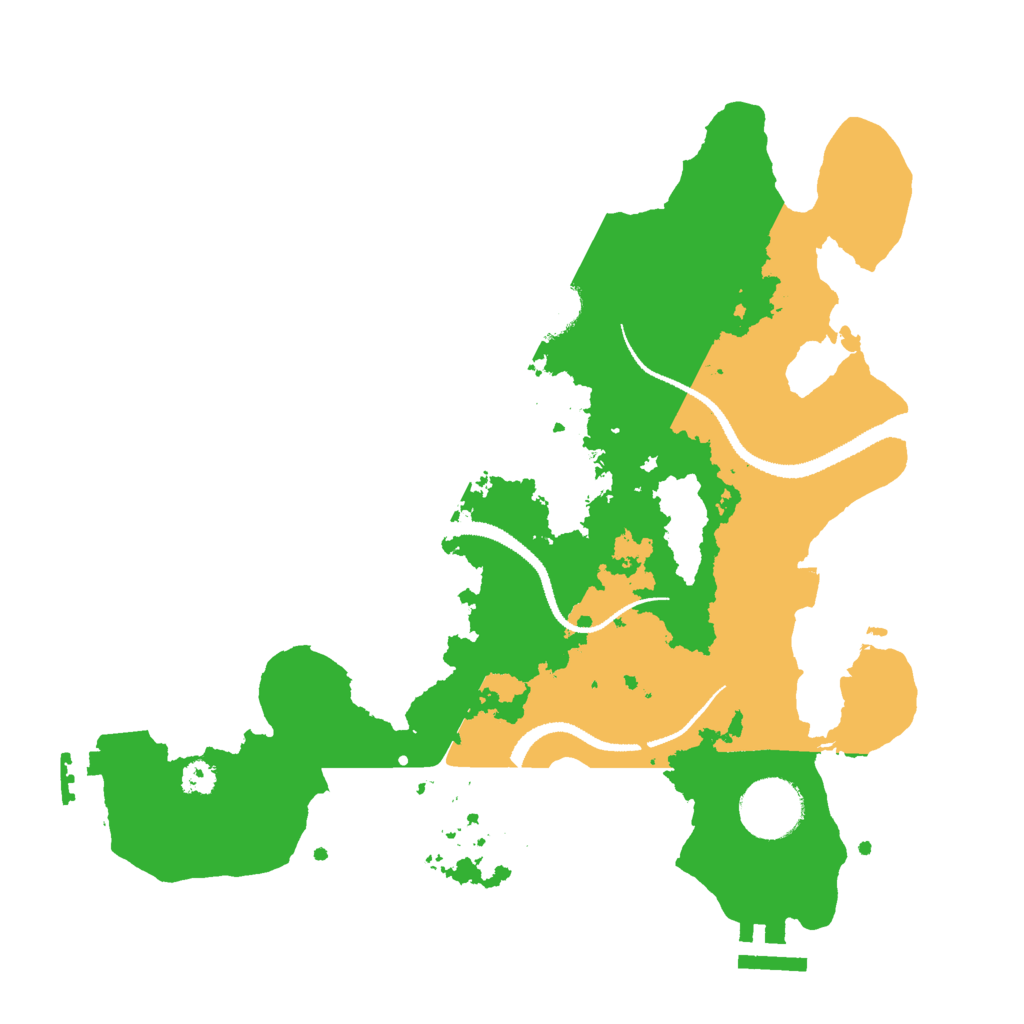 Biome Rust Map: Procedural Map, Size: 3000, Seed: 936301