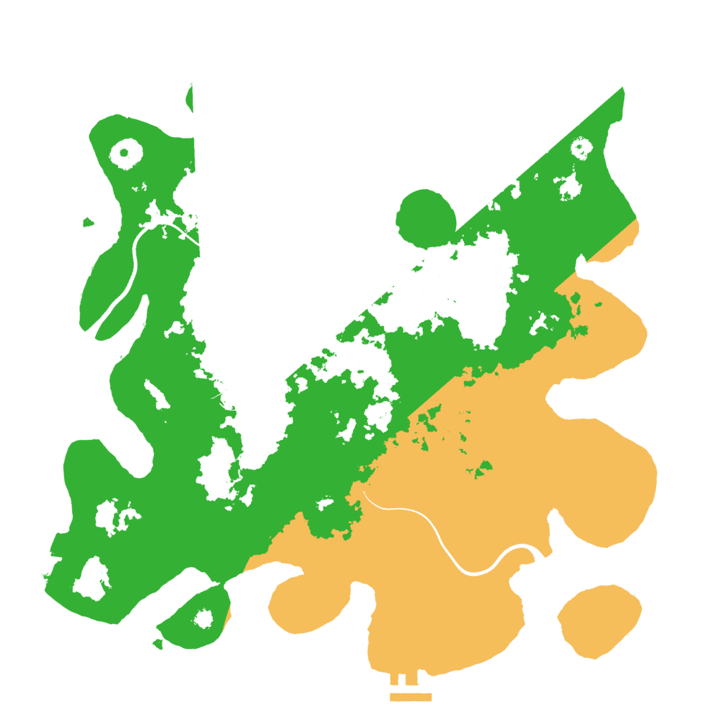 Biome Rust Map: Procedural Map, Size: 3500, Seed: 2007607320