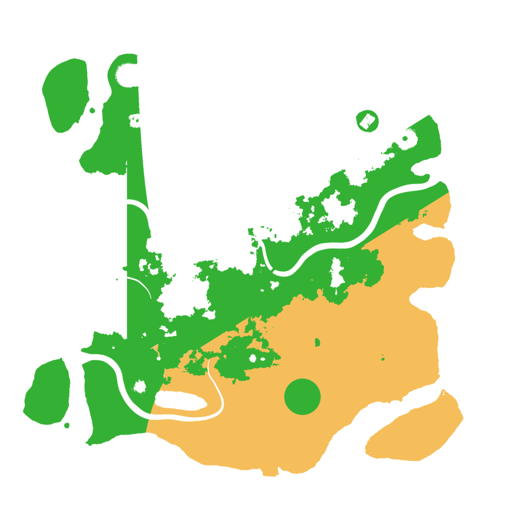 Biome Rust Map: Procedural Map, Size: 3700, Seed: 978260550