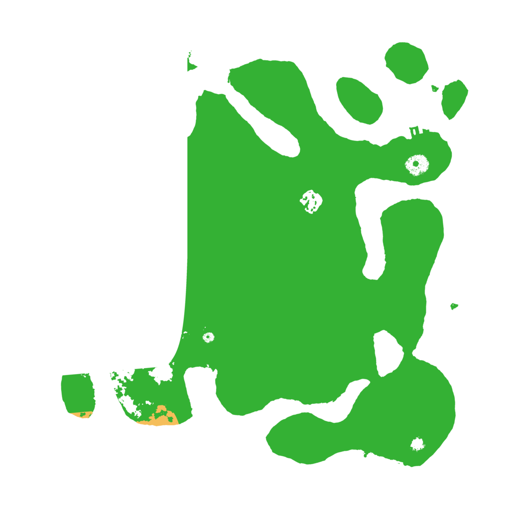 Biome Rust Map: Procedural Map, Size: 3550, Seed: 810953