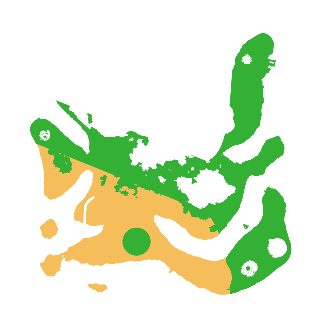 Biome Rust Map: Procedural Map, Size: 3000, Seed: 244913