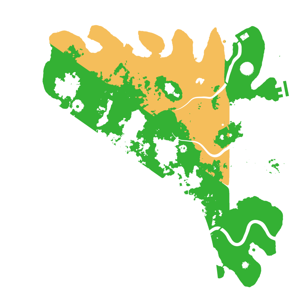 Biome Rust Map: Procedural Map, Size: 4000, Seed: 4193015