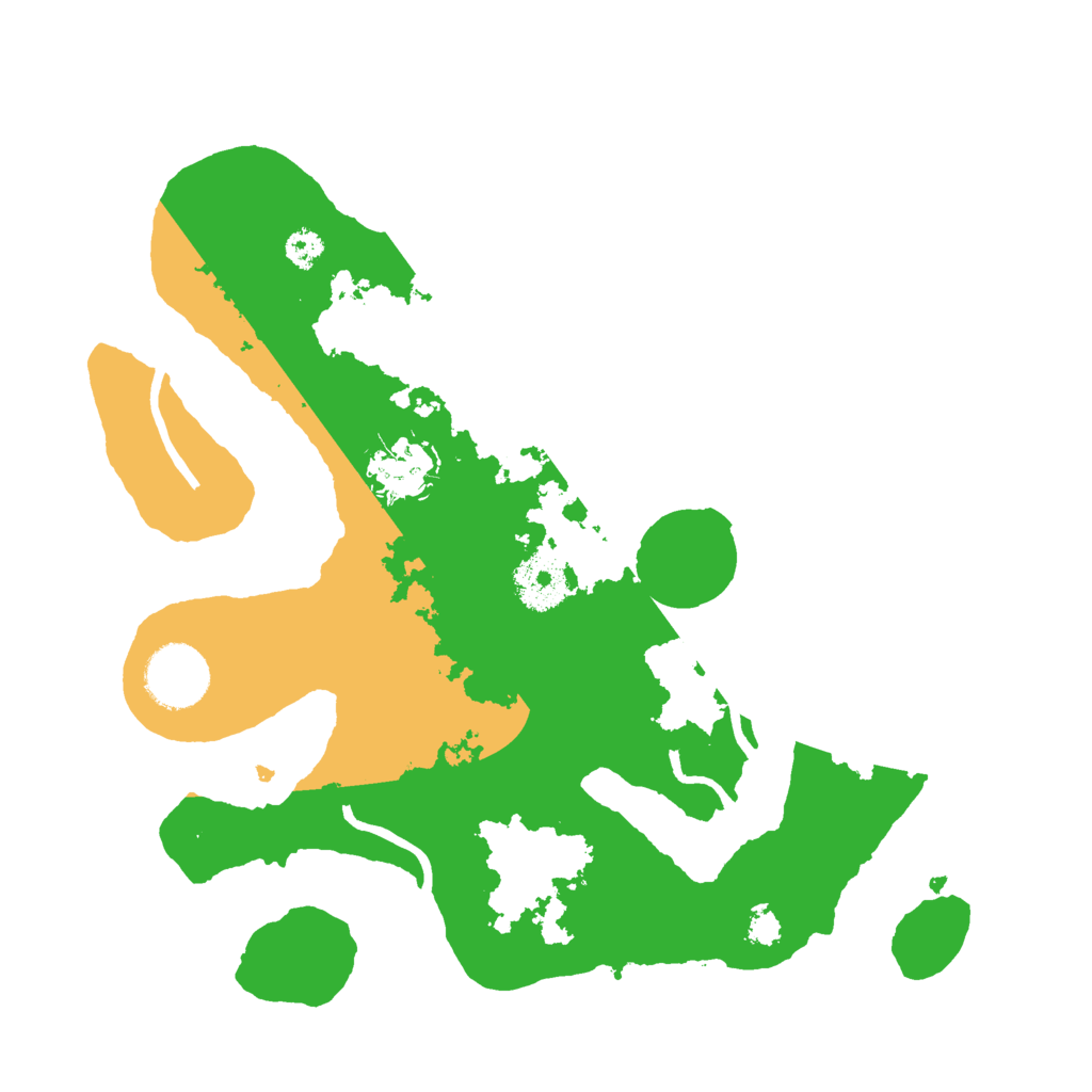 Biome Rust Map: Procedural Map, Size: 3000, Seed: 208999