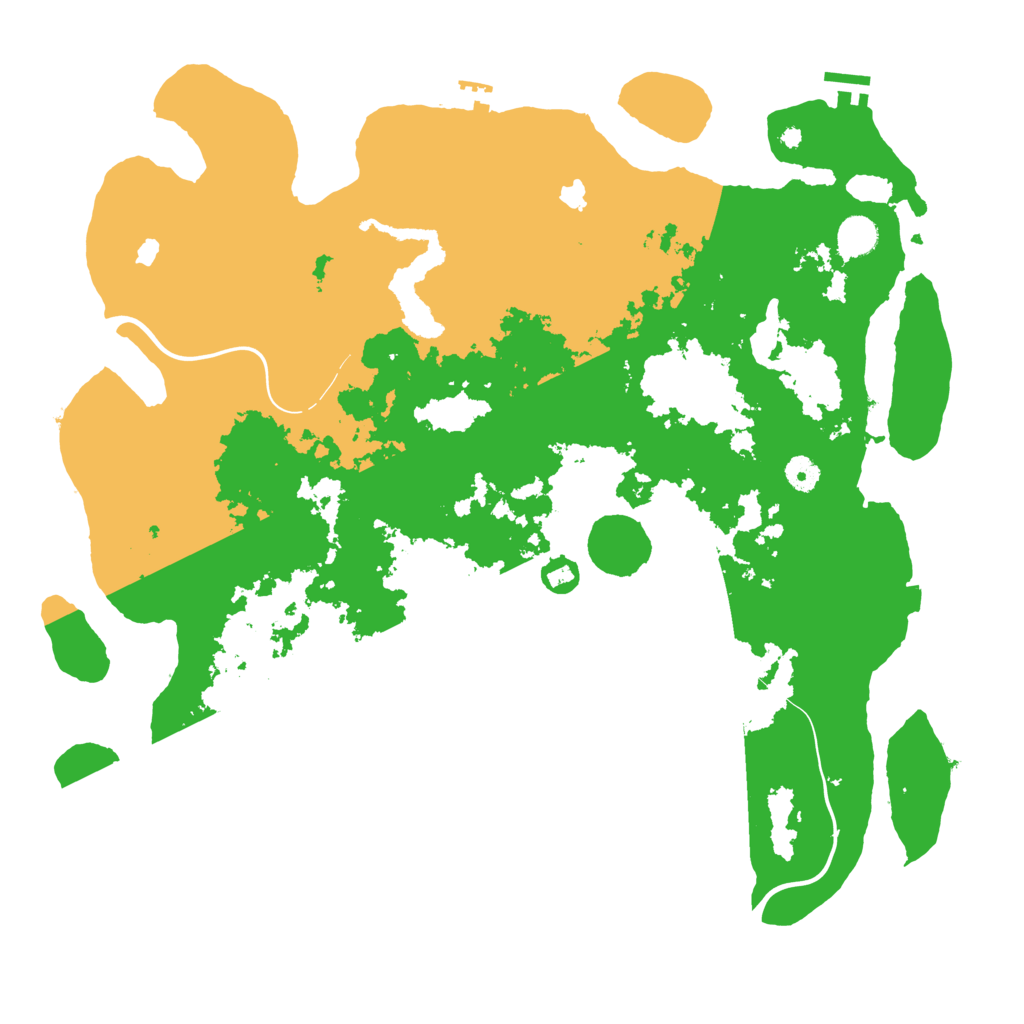 Biome Rust Map: Procedural Map, Size: 4500, Seed: 1935