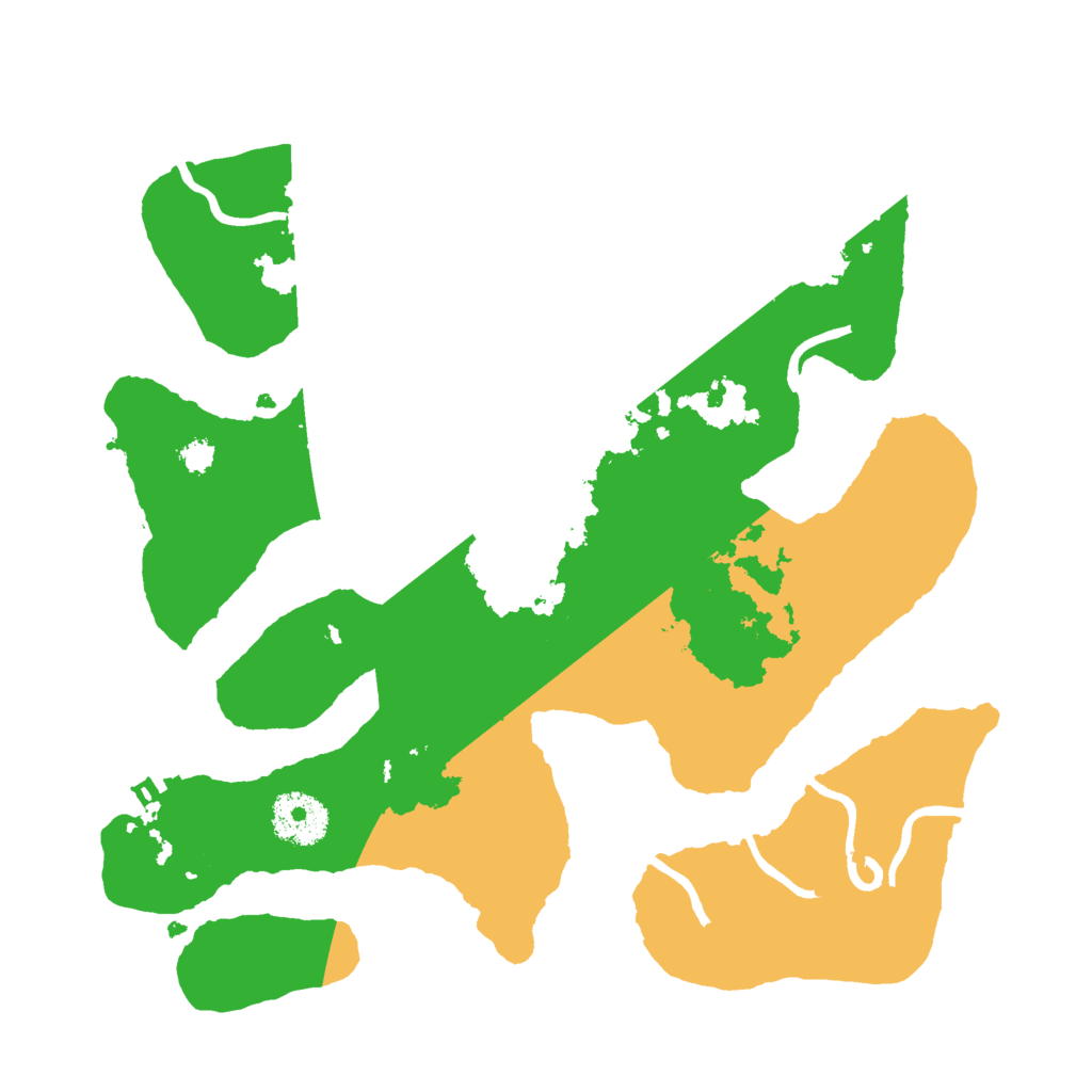 Biome Rust Map: Procedural Map, Size: 3000, Seed: 774493