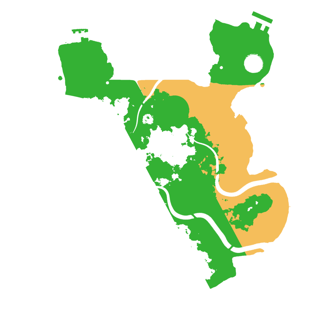 Biome Rust Map: Procedural Map, Size: 3000, Seed: 1488077078