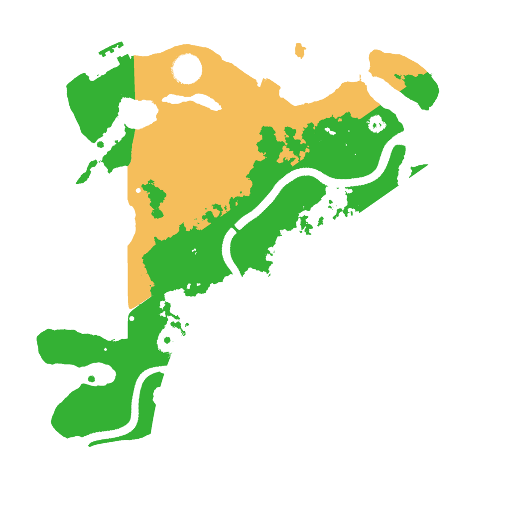 Biome Rust Map: Procedural Map, Size: 3000, Seed: 510944