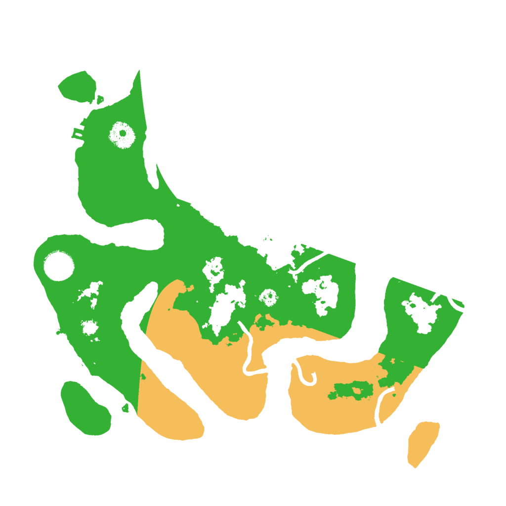 Biome Rust Map: Procedural Map, Size: 3000, Seed: 829466