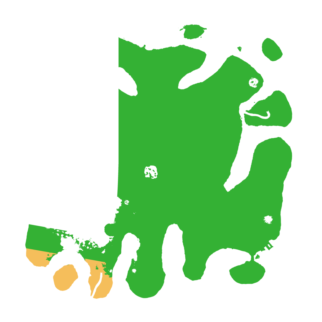 Biome Rust Map: Procedural Map, Size: 3500, Seed: 6516