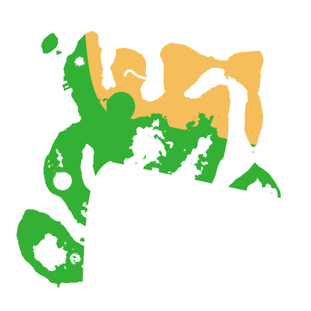 Biome Rust Map: Procedural Map, Size: 3000, Seed: 962011