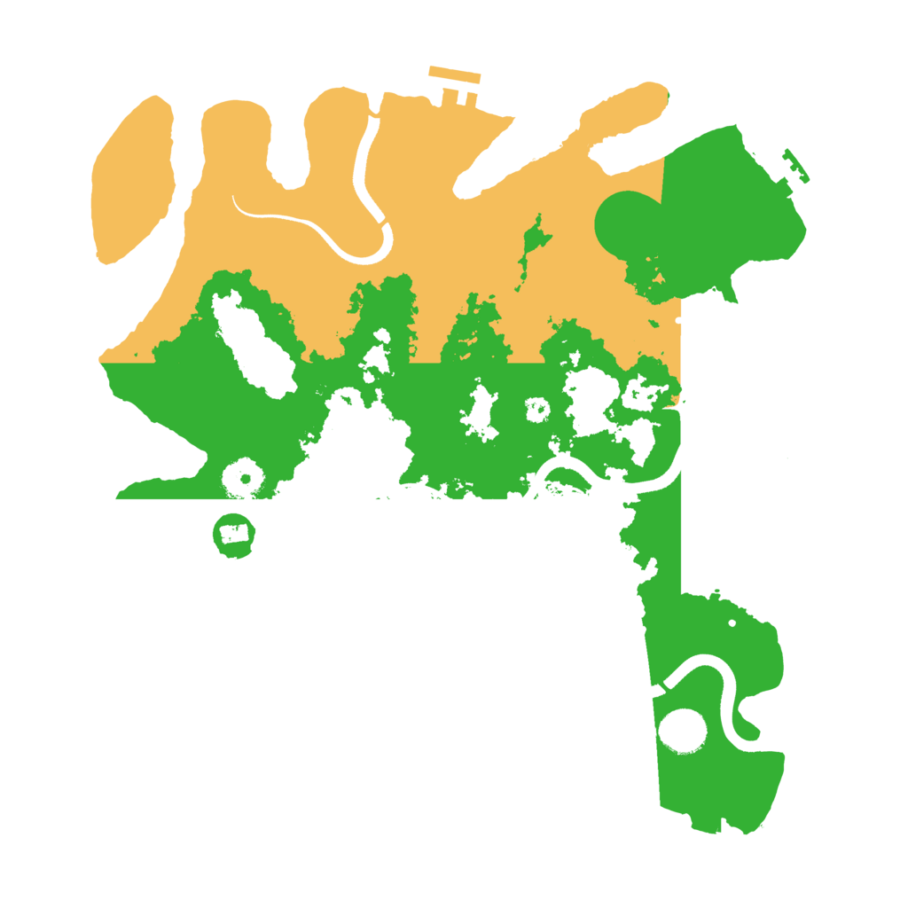 Biome Rust Map: Procedural Map, Size: 3550, Seed: 86418