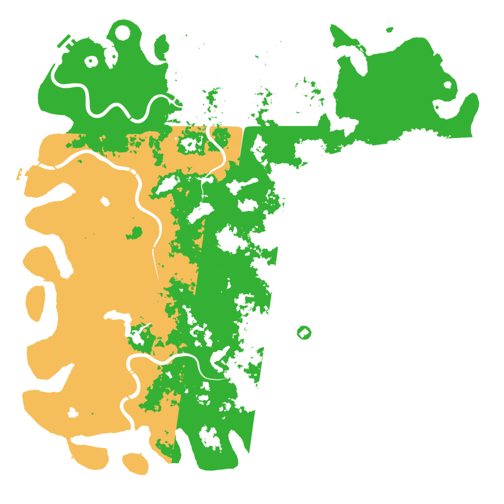 Biome Rust Map: Procedural Map, Size: 6000, Seed: 379925371