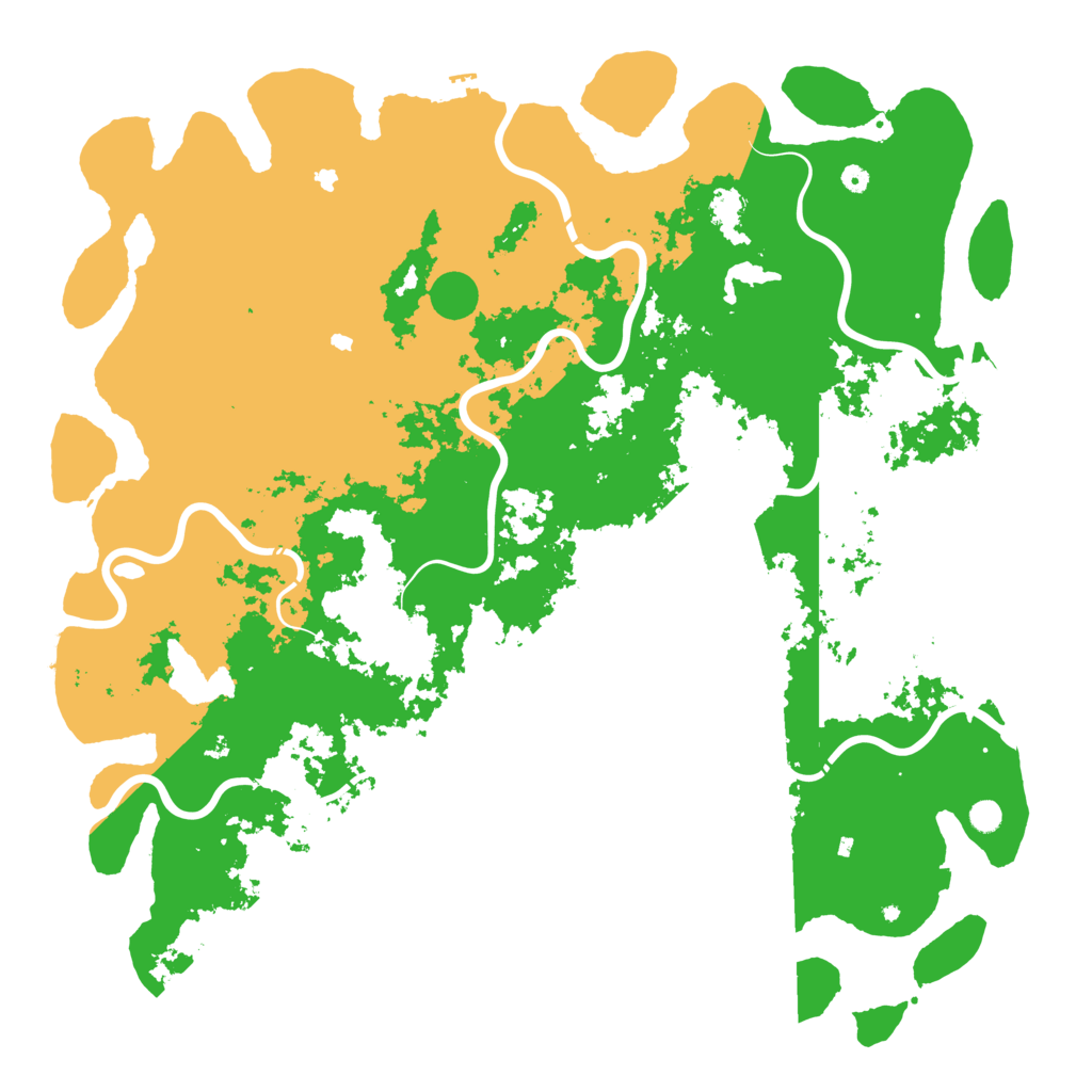 Biome Rust Map: Procedural Map, Size: 6000, Seed: 1896436438