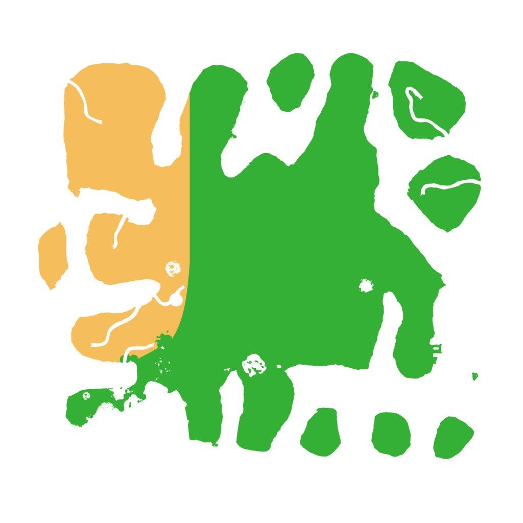 Biome Rust Map: Procedural Map, Size: 3523, Seed: 160658451