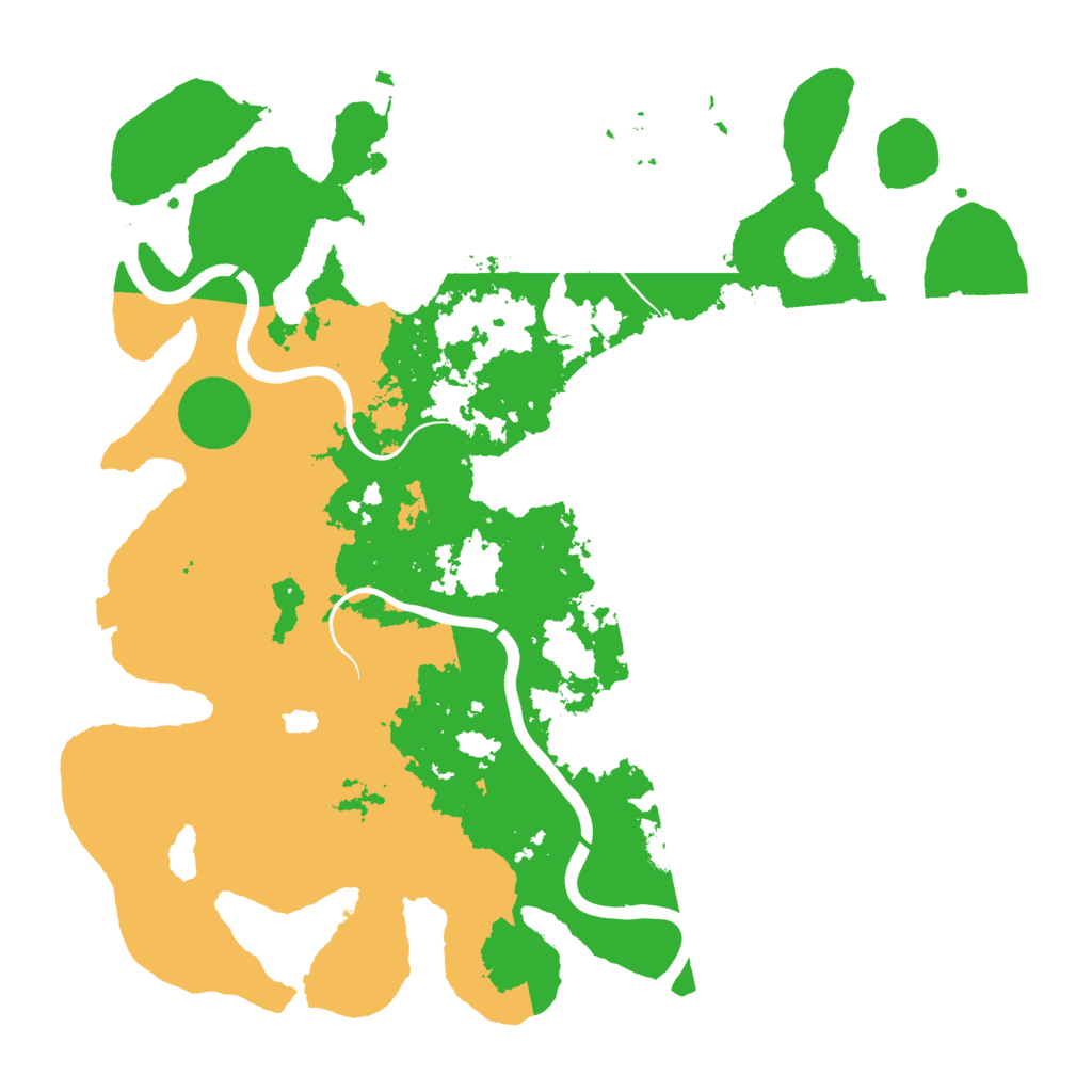 Biome Rust Map: Procedural Map, Size: 4000, Seed: 422548