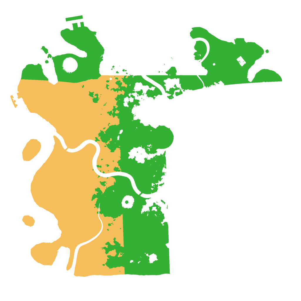 Biome Rust Map: Procedural Map, Size: 3550, Seed: 368473