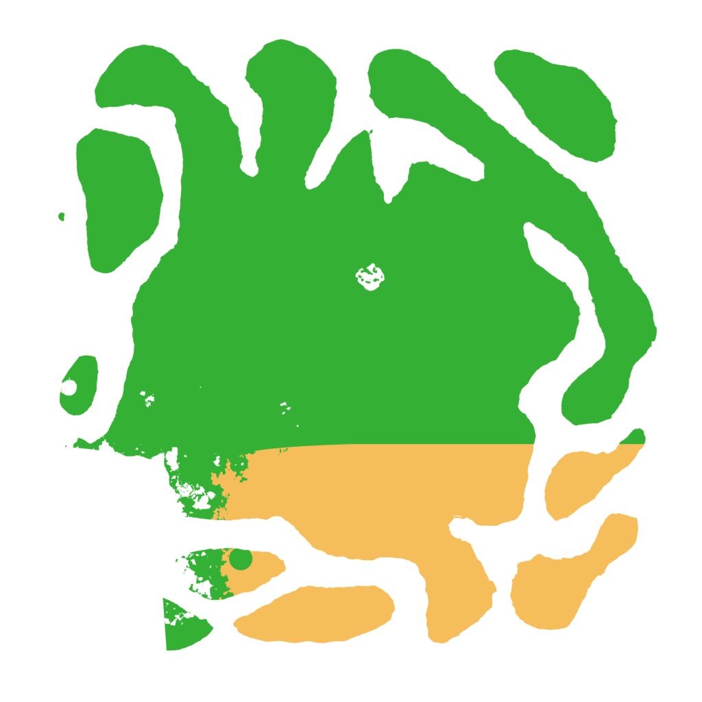 Biome Rust Map: Barren, Size: 4000, Seed: 23123