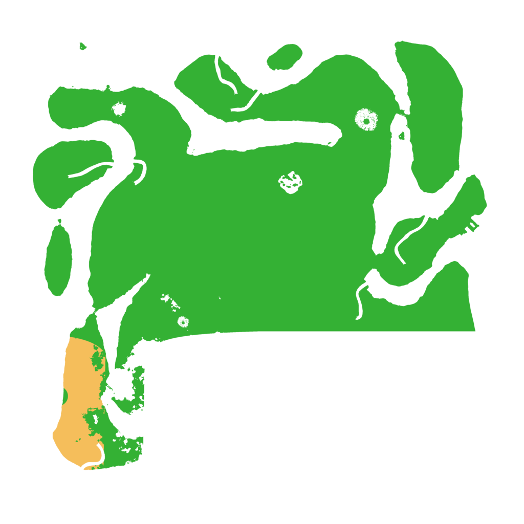 Biome Rust Map: Procedural Map, Size: 3550, Seed: 809365