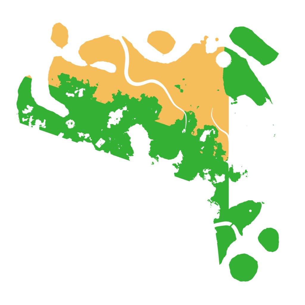 Biome Rust Map: Procedural Map, Size: 3550, Seed: 679123