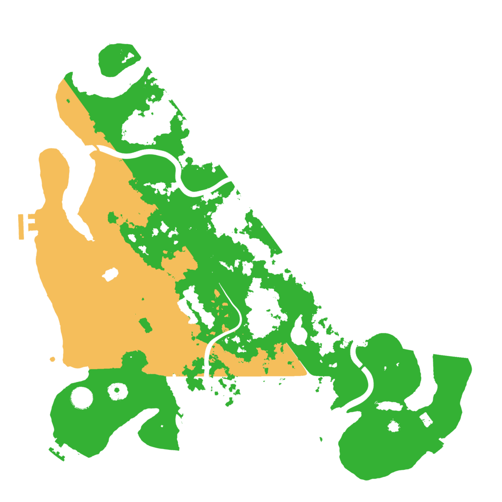 Biome Rust Map: Procedural Map, Size: 4000, Seed: 145266