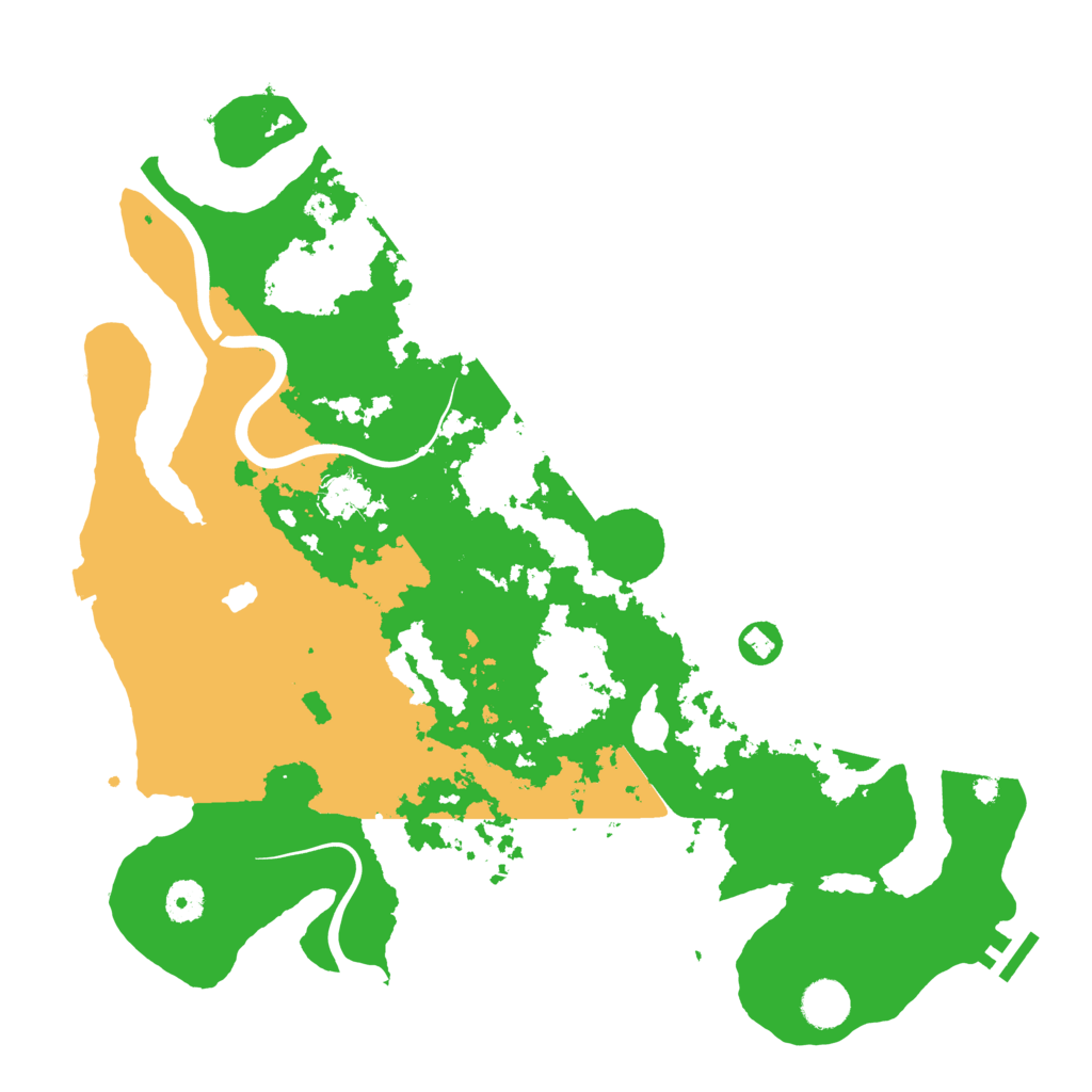 Biome Rust Map: Procedural Map, Size: 4000, Seed: 145266