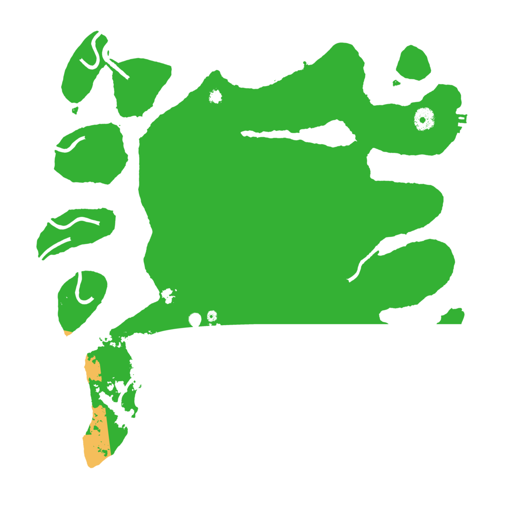 Biome Rust Map: Procedural Map, Size: 3550, Seed: 201189