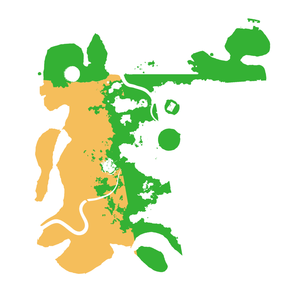 Biome Rust Map: Procedural Map, Size: 3550, Seed: 545572