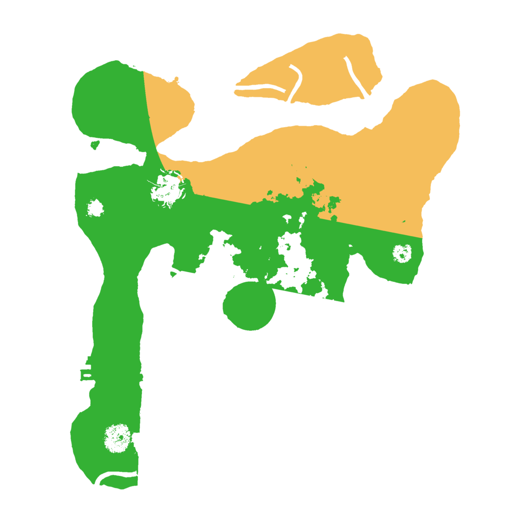 Biome Rust Map: Procedural Map, Size: 2800, Seed: 34095