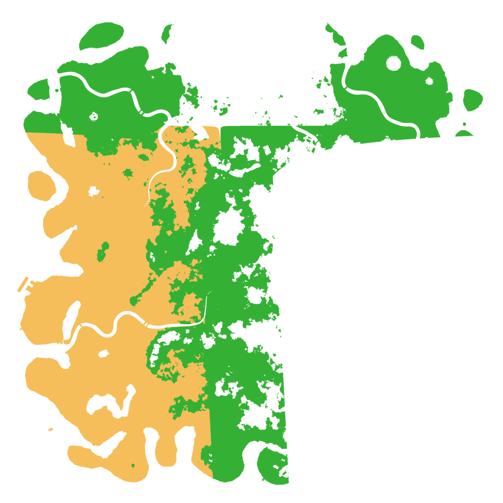 Biome Rust Map: Procedural Map, Size: 6000, Seed: 1779885