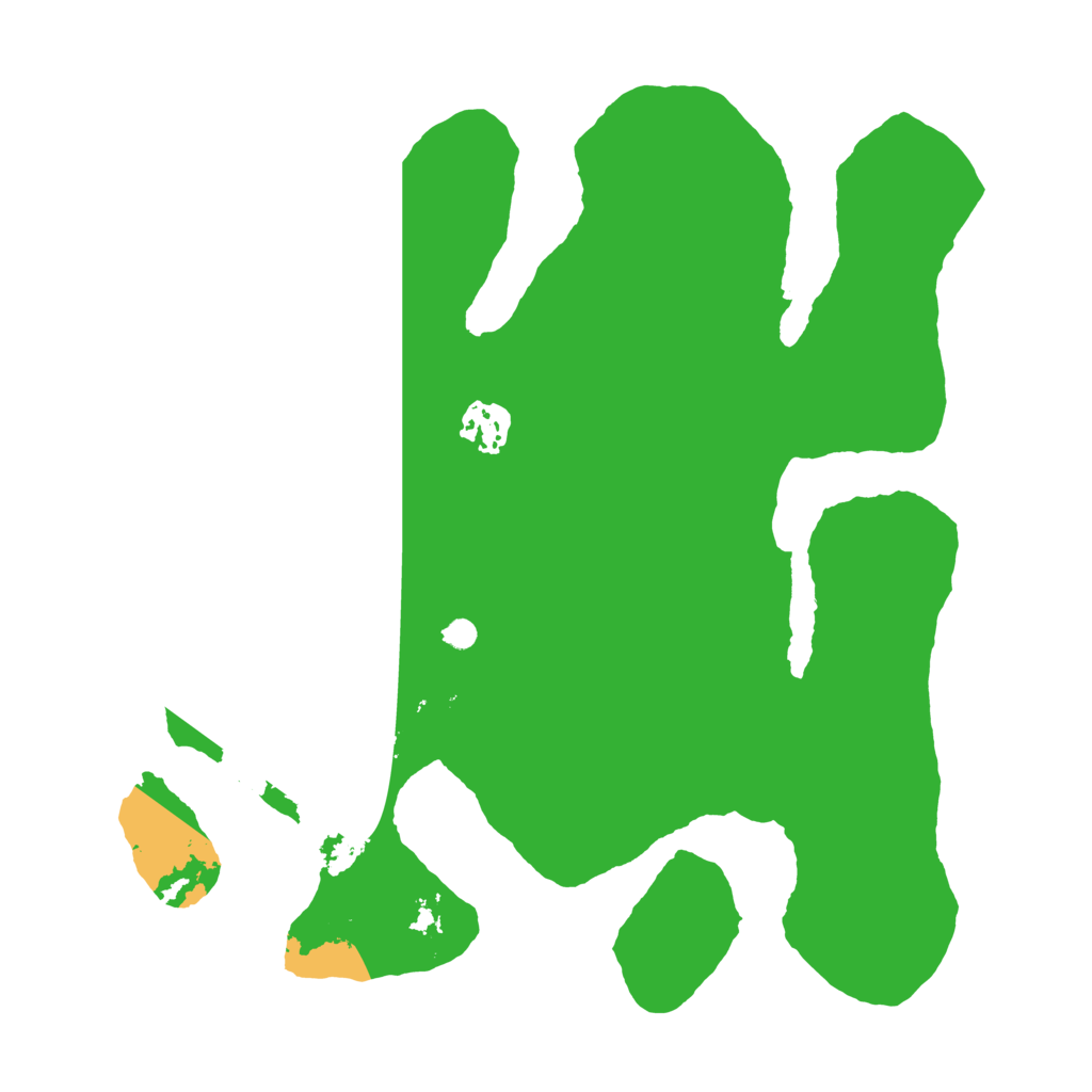 Biome Rust Map: Barren, Size: 3200, Seed: 111111