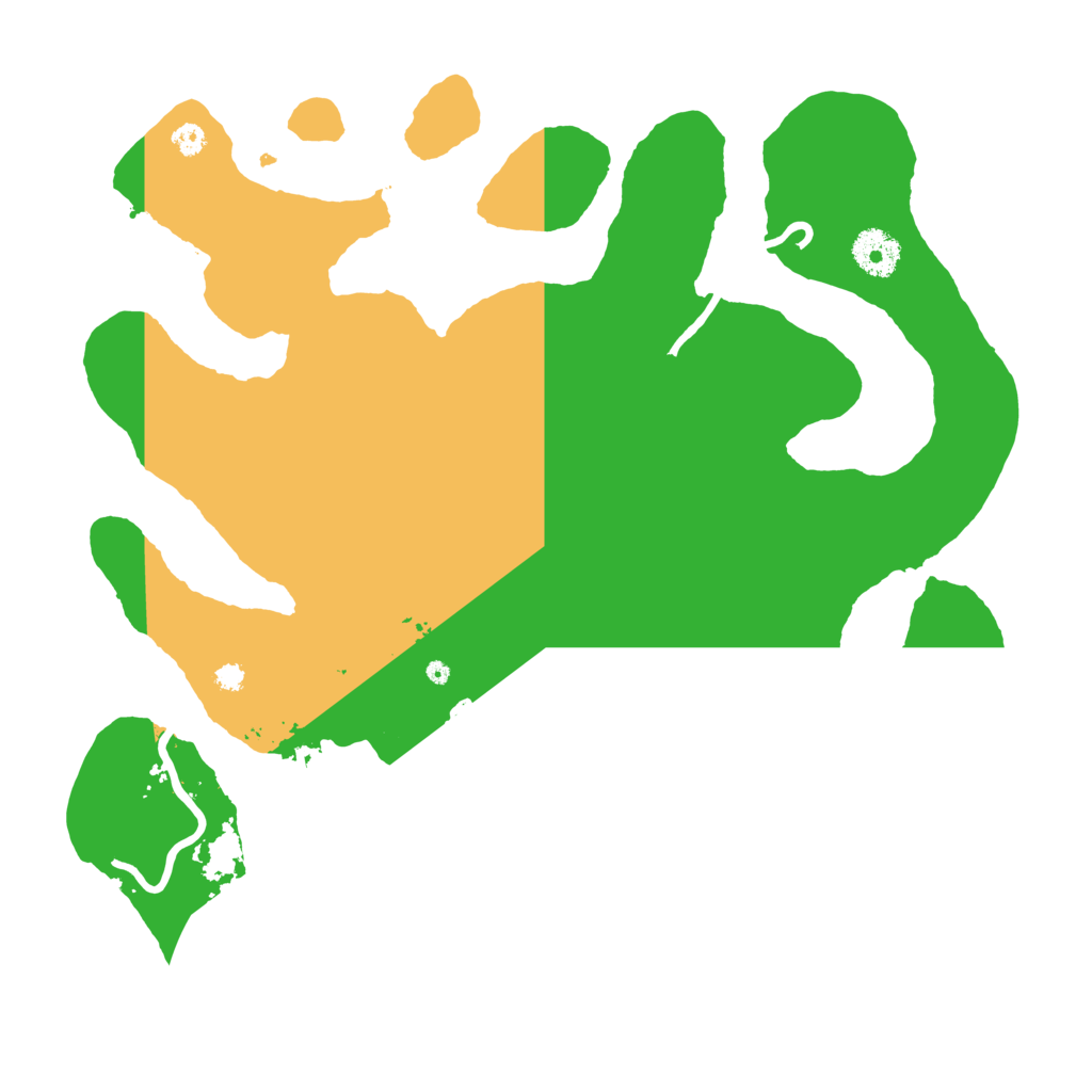 Biome Rust Map: Procedural Map, Size: 3500, Seed: 96574974