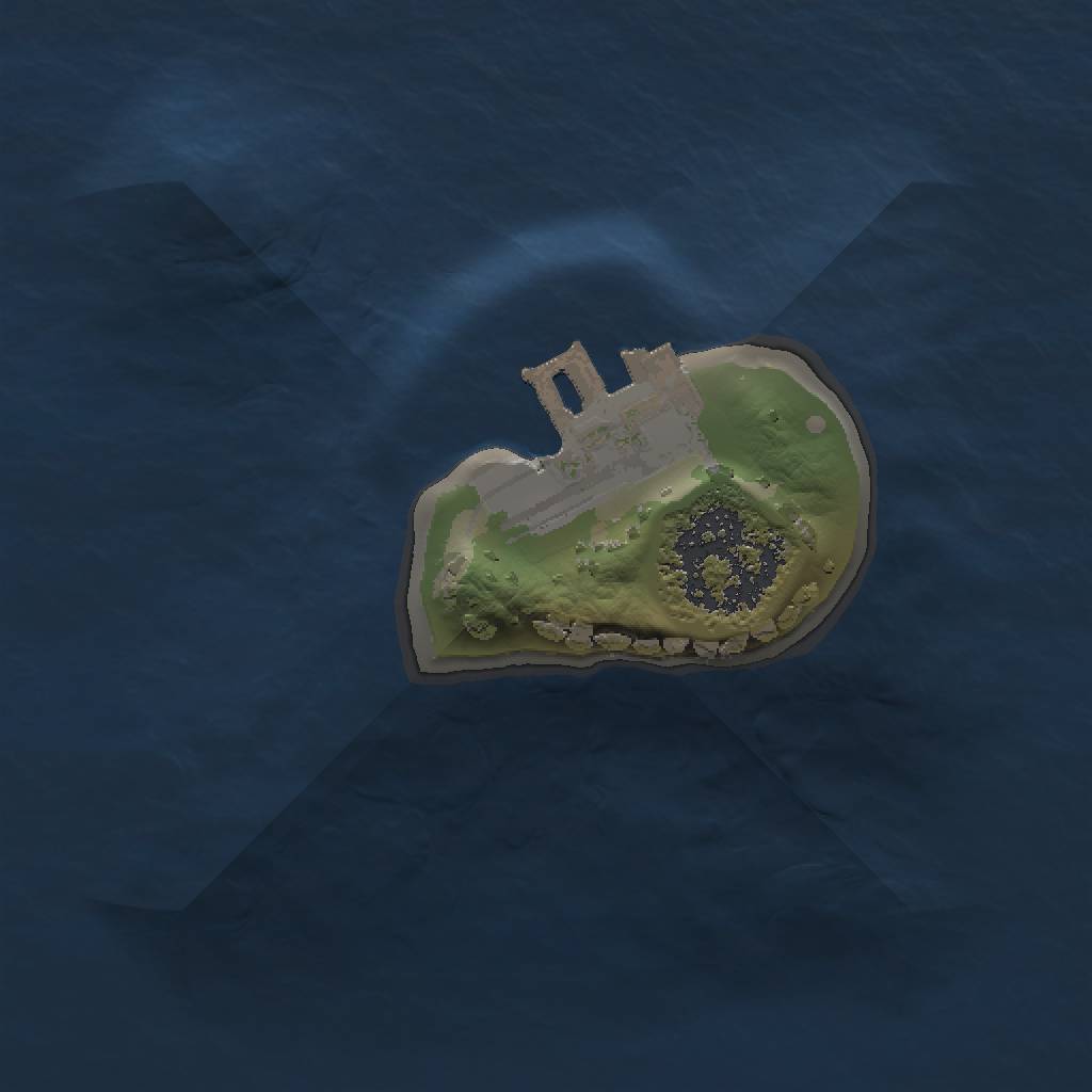 Rust Map: Procedural Map, Size: 1000, Seed: 1188975554, 4 Monuments