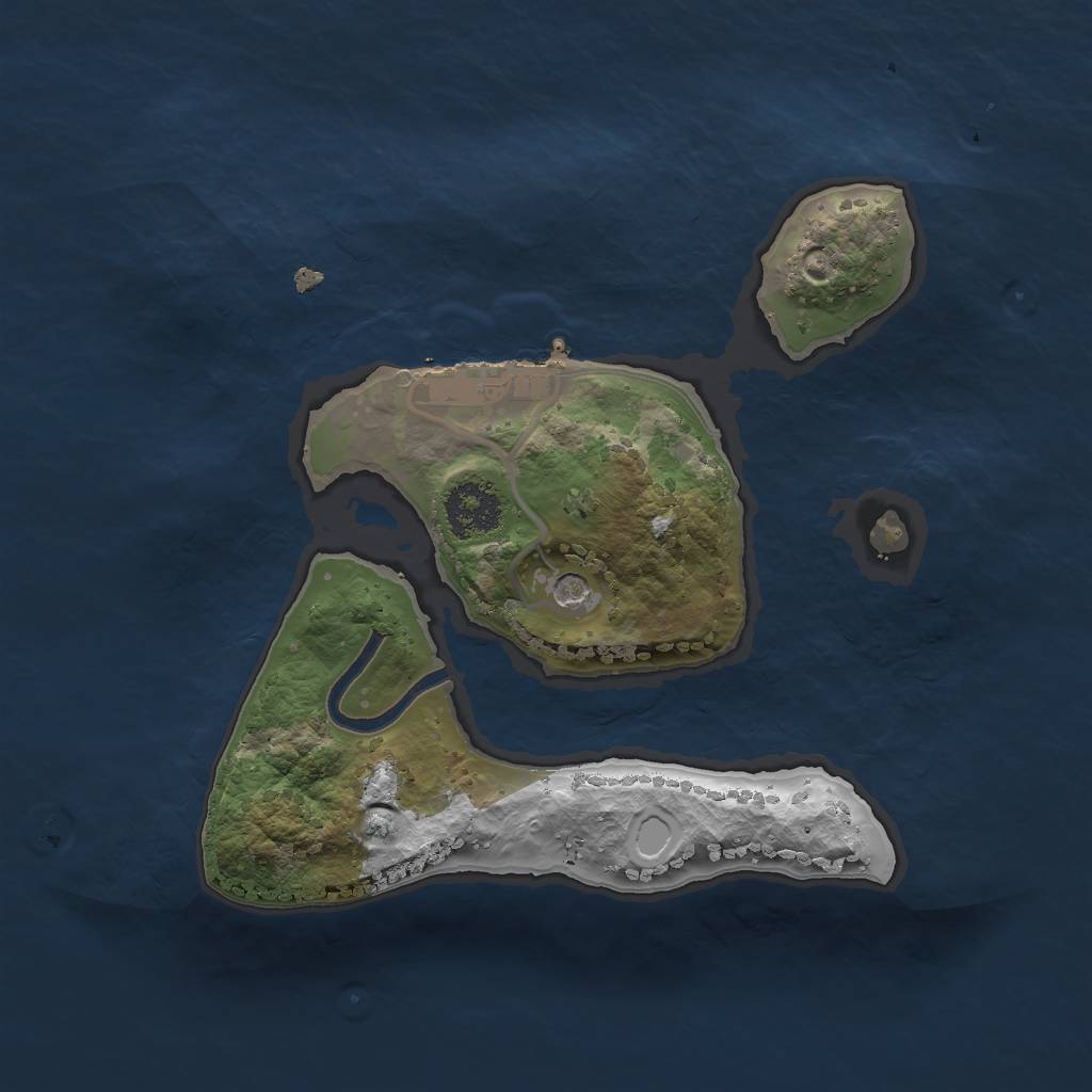 Rust Map: Procedural Map, Size: 2000, Seed: 36711079, 7 Monuments