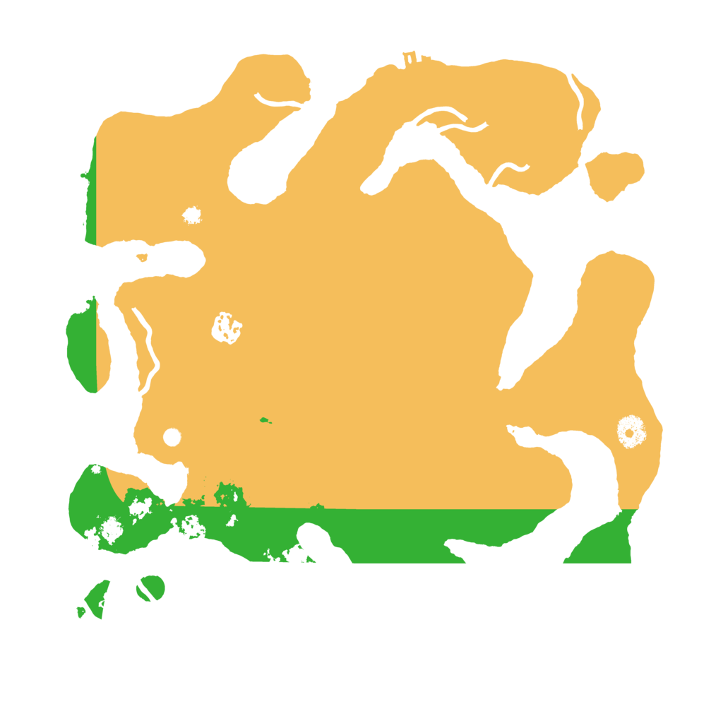 Biome Rust Map: Procedural Map, Size: 3550, Seed: 141888