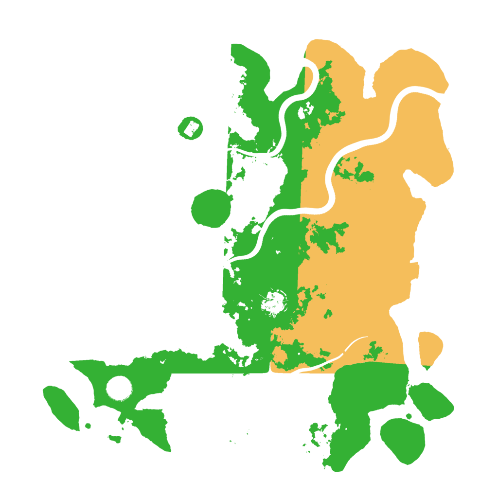 Biome Rust Map: Procedural Map, Size: 3550, Seed: 175730