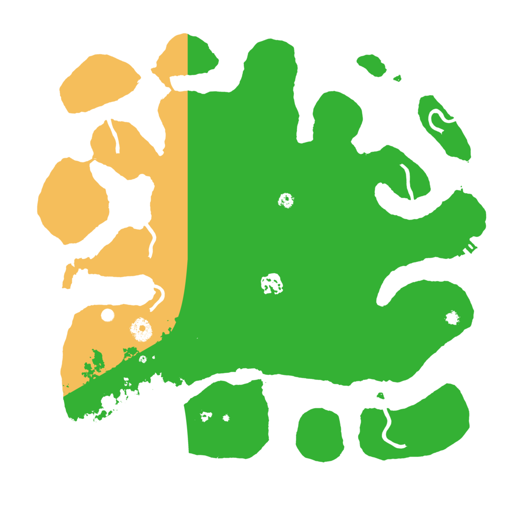 Biome Rust Map: Procedural Map, Size: 3500, Seed: 948323029