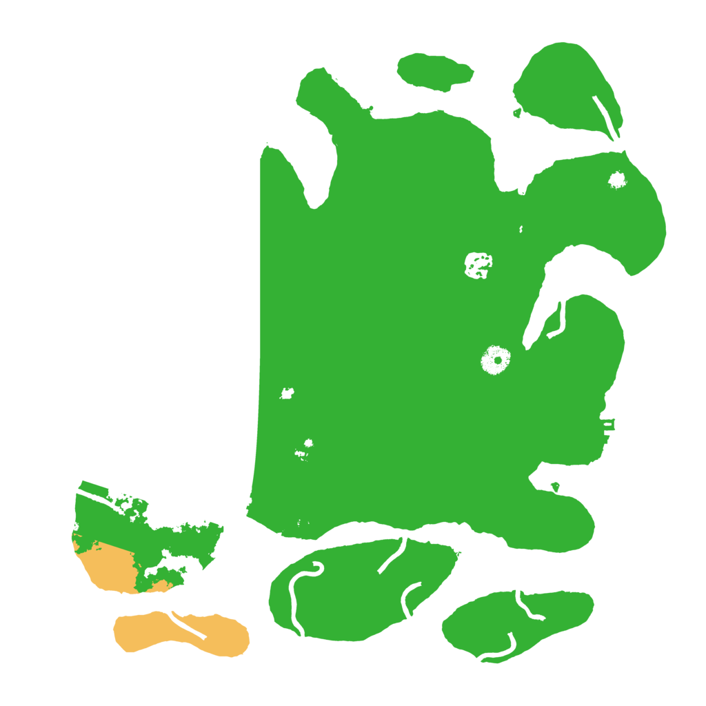 Biome Rust Map: Procedural Map, Size: 3750, Seed: 208842