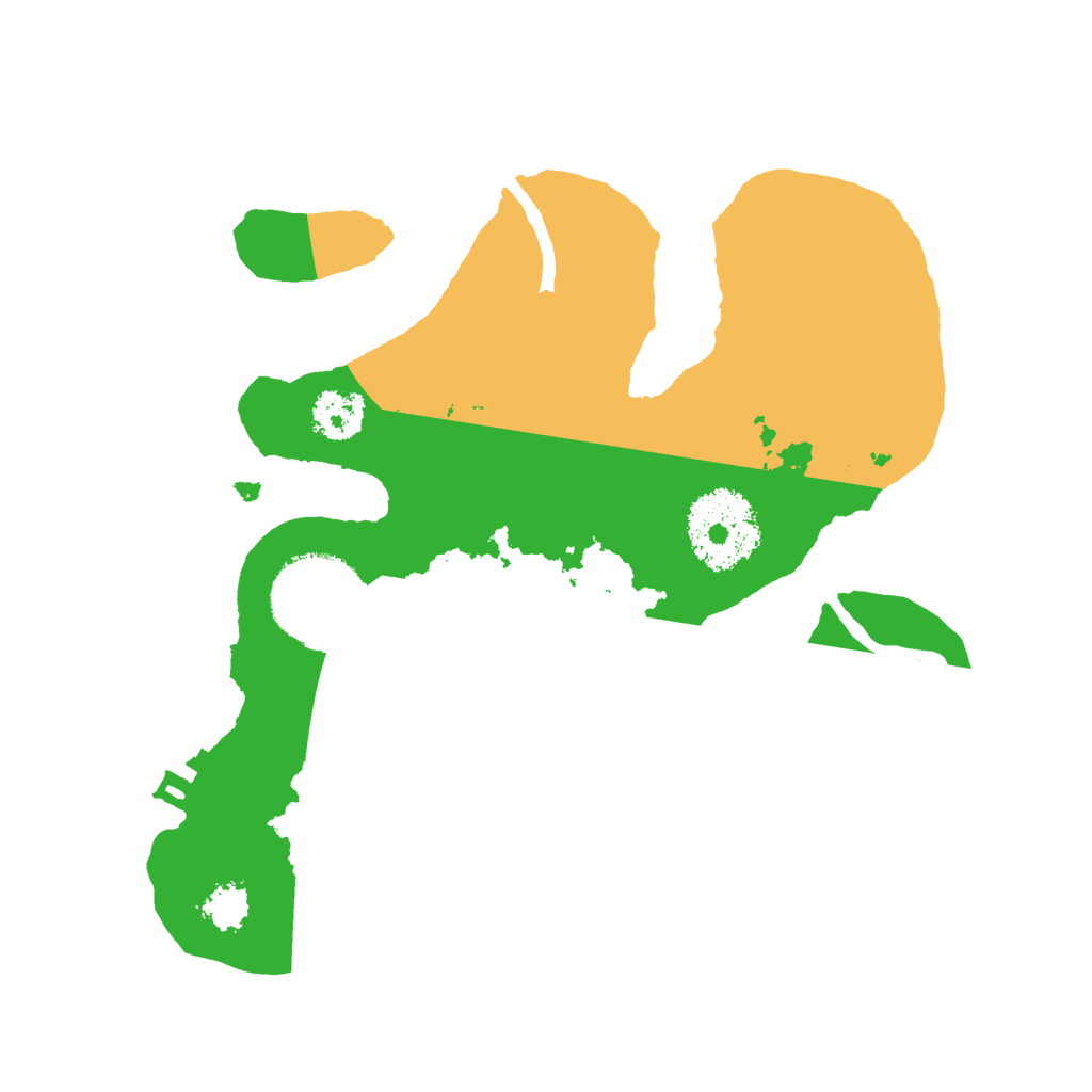 Biome Rust Map: Procedural Map, Size: 2200, Seed: 976731296
