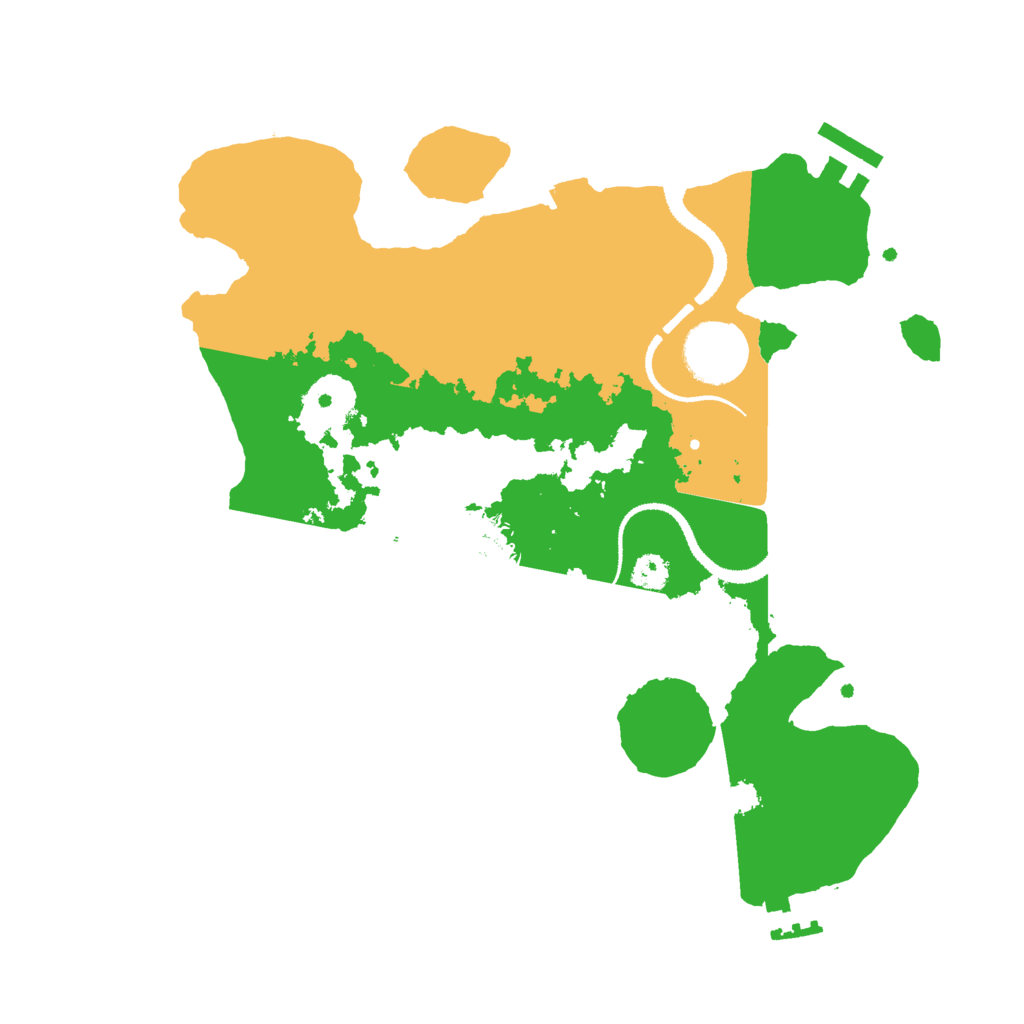 Biome Rust Map: Procedural Map, Size: 3000, Seed: 476287