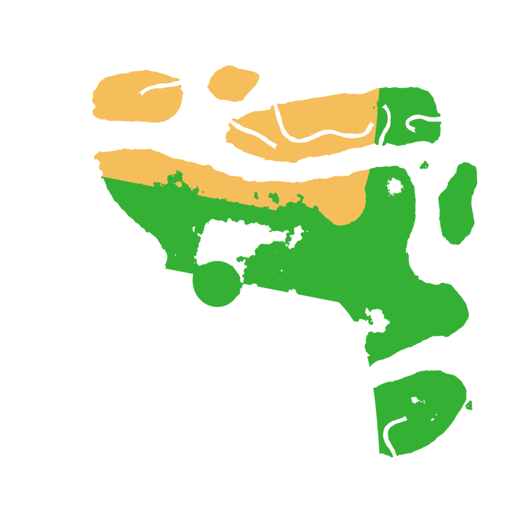 Biome Rust Map: Procedural Map, Size: 3000, Seed: 476287