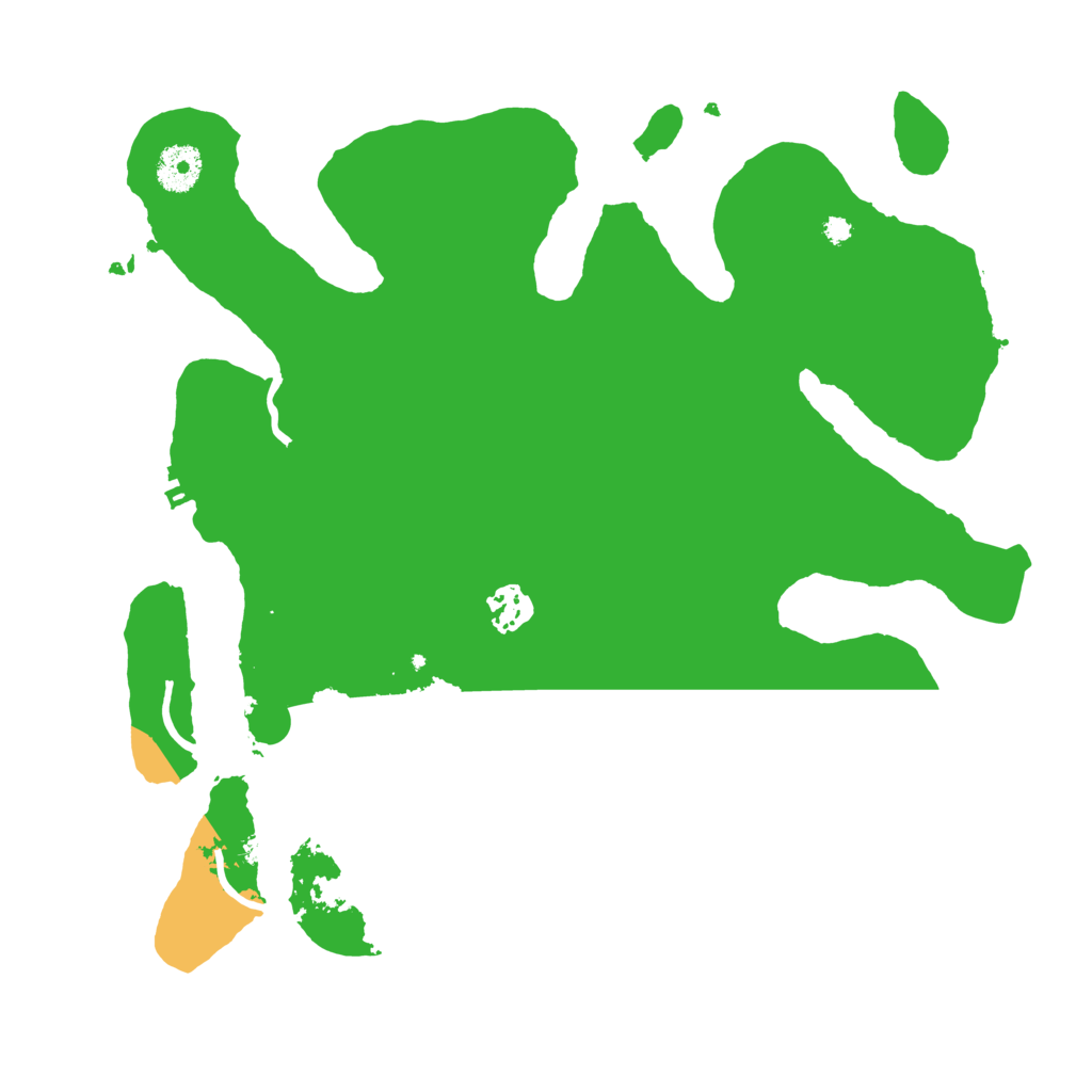 Biome Rust Map: Procedural Map, Size: 3550, Seed: 500591