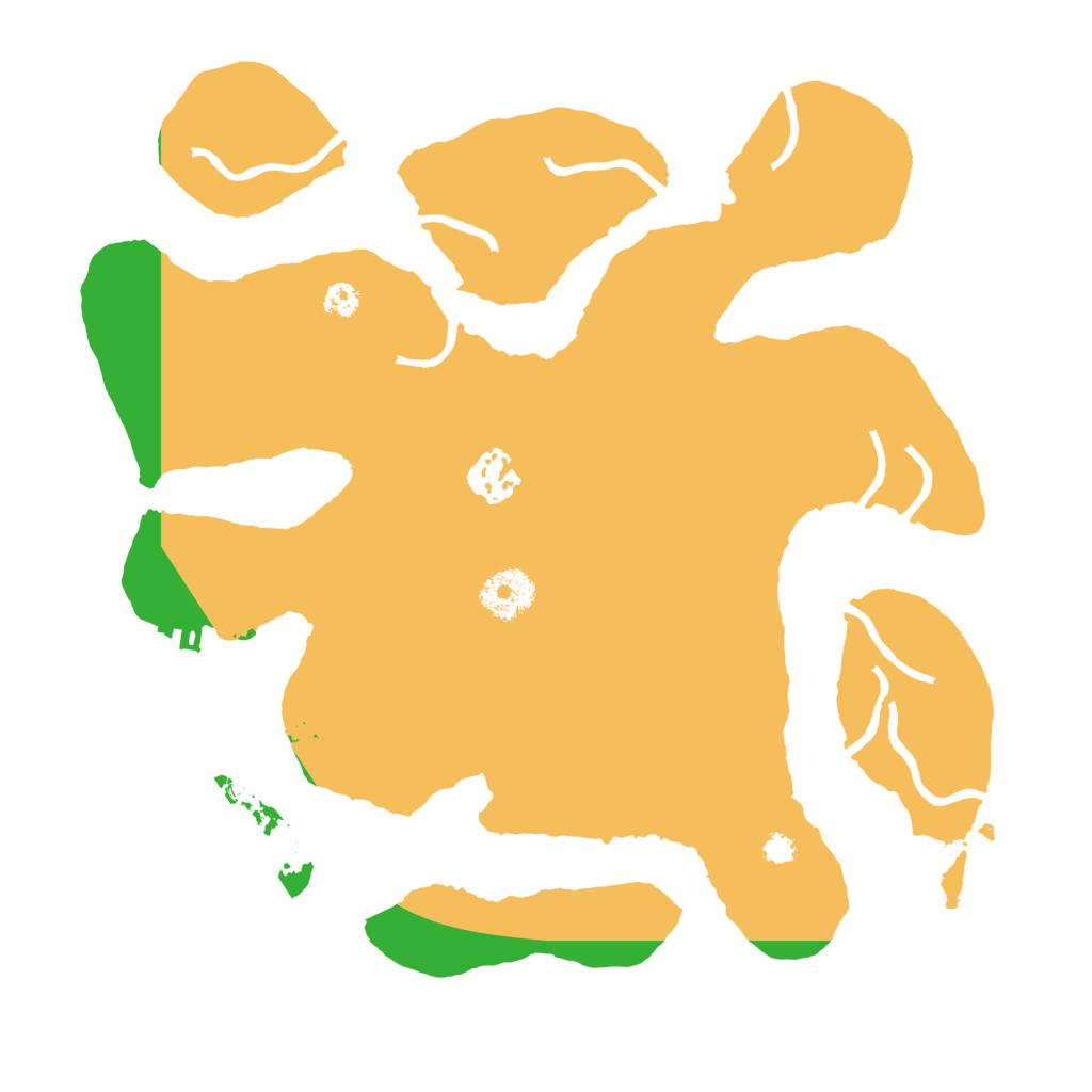 Biome Rust Map: Procedural Map, Size: 3200, Seed: 1231094143