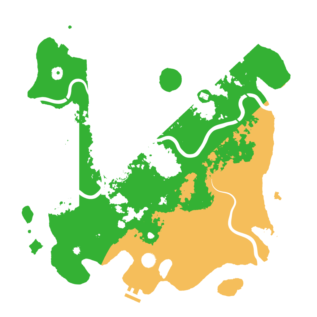 Biome Rust Map: Procedural Map, Size: 3850, Seed: 1621433901