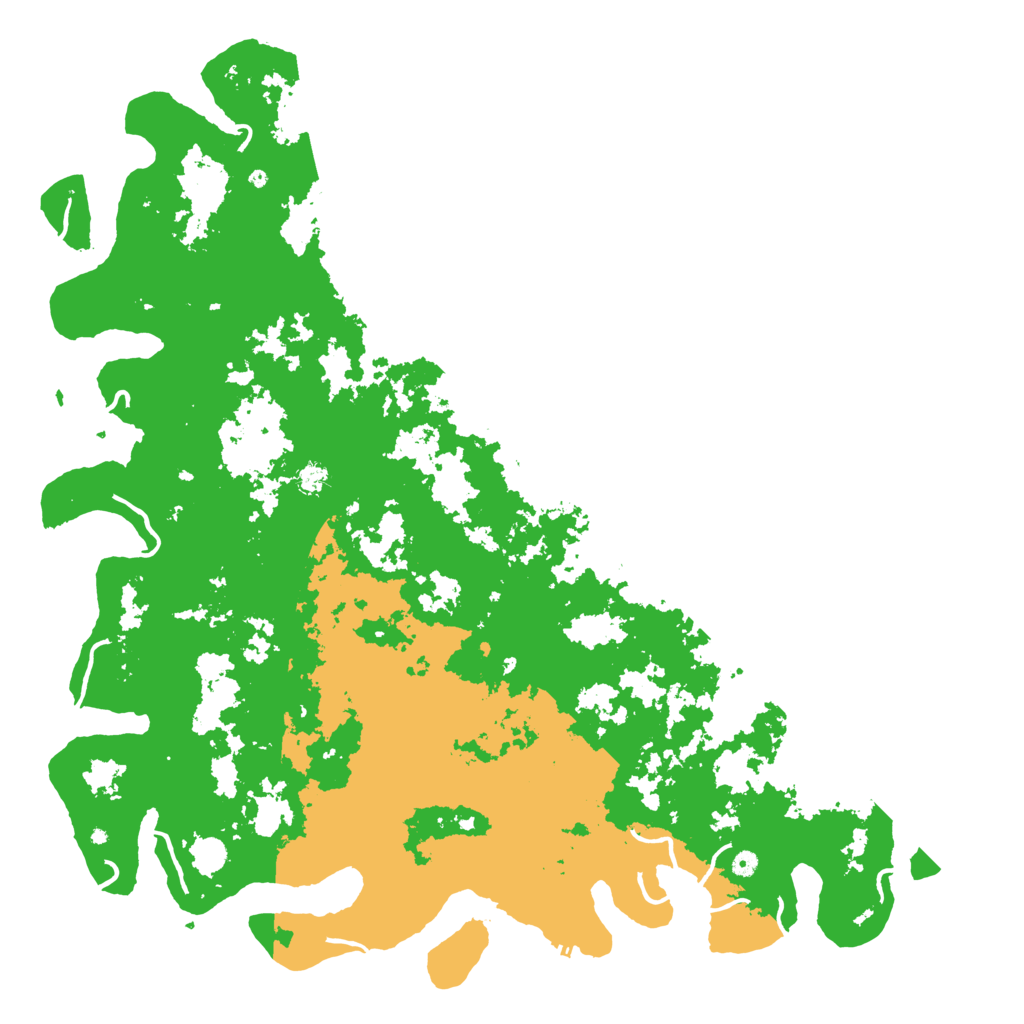 Biome Rust Map: Procedural Map, Size: 6000, Seed: 35